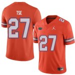 Men's Florida Gators #27 Joshua Tse NCAA Jordan Brand Orange Authentic Stitched College Football Jersey CPC1062XI